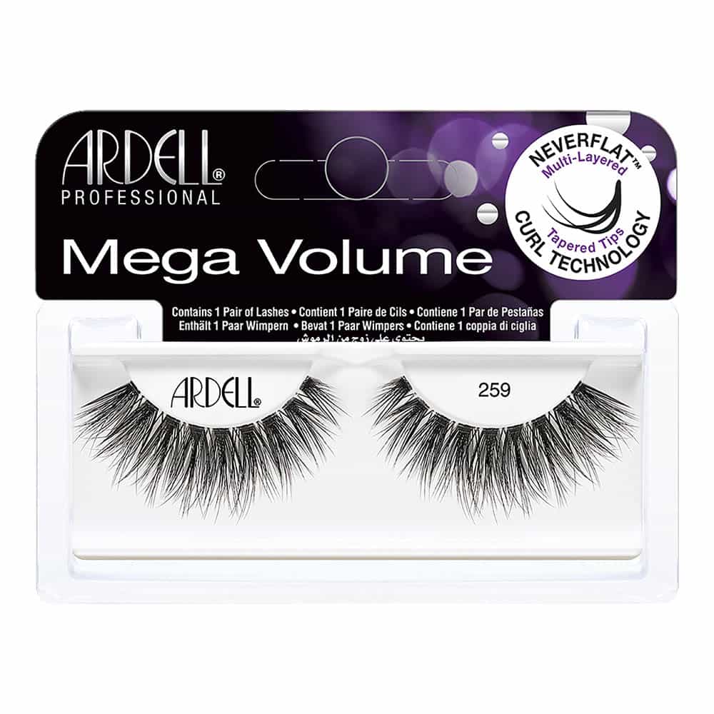 White Smoke Ardell Mega Volume Lashes 1 Pair - 259 Black 72264