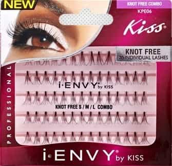 Gray I.Envy By Kiss Knot Free Combo 70 Individual Lashes - KPE06