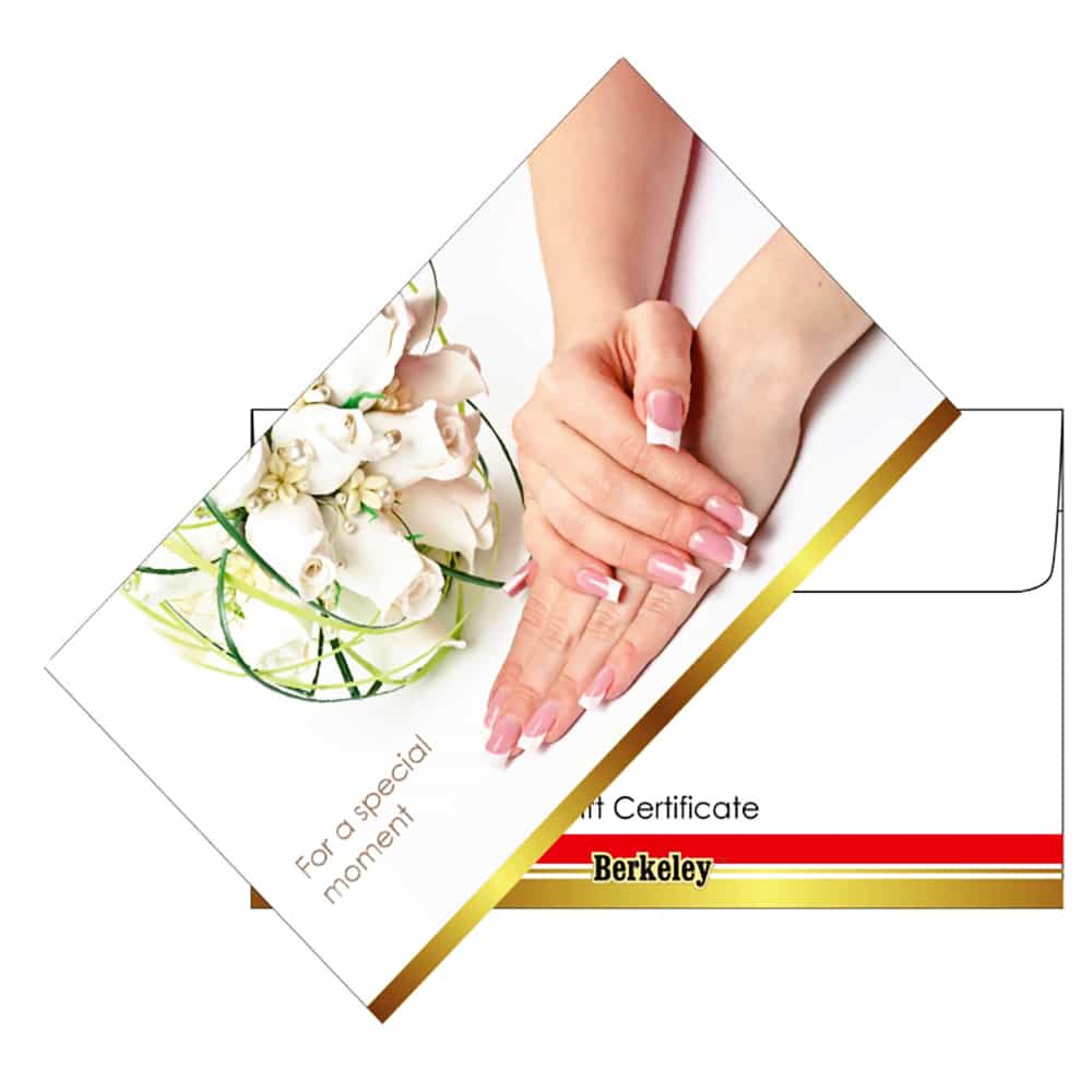 White Smoke Matching Envelope For Gift Certificate 50PK EN123