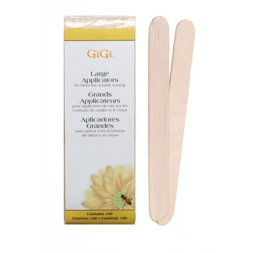 White Smoke GiGi Rounded Wax Applicator 100pk Large