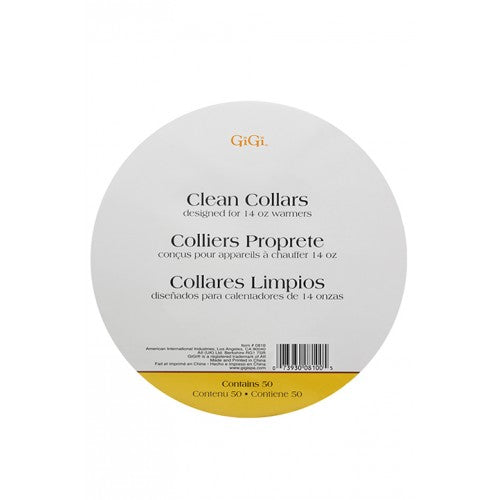 Light Gray GiGi Clean Collars For 14oz Warmers 50pk
