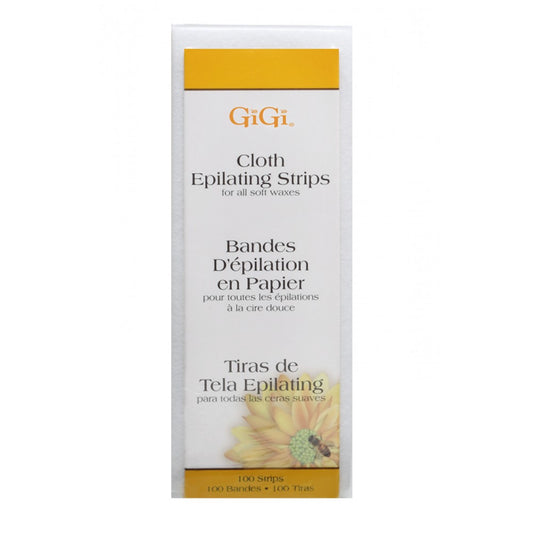 Light Gray GiGi Cloth Epilating Strips 100pk