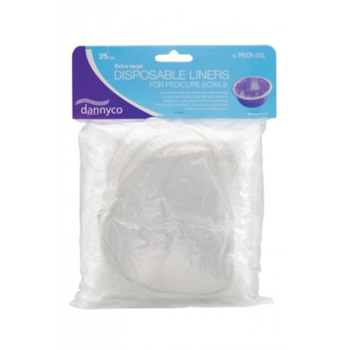 Gray Satin Smooth Plastic Liners For Pedicure Bowls 25pk