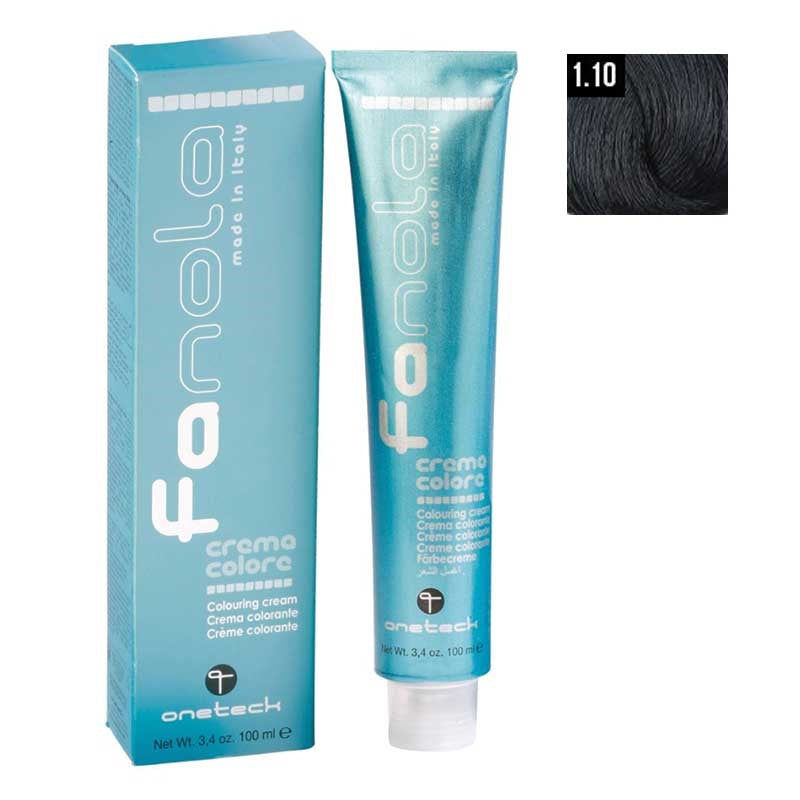 White Smoke Fanola  1.10 Ash Blue Black  100ml