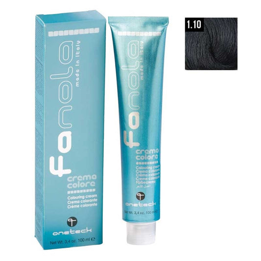 White Smoke Fanola  1.10 Ash Blue Black  100ml