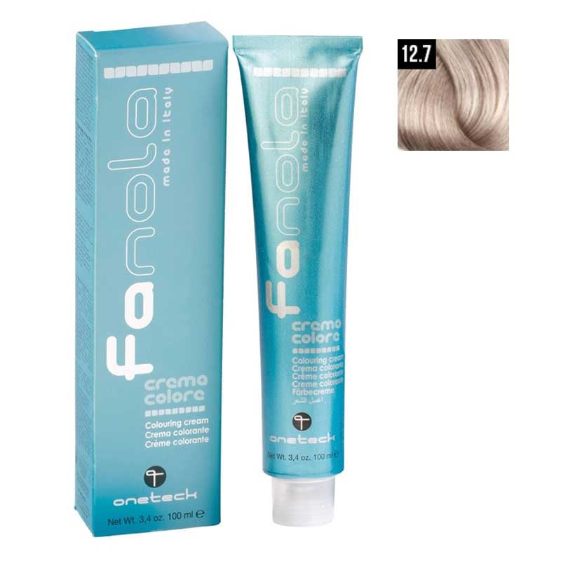 White Smoke Fanola  12.7 Superlight Blonde Platinum Iris Extra  100ml