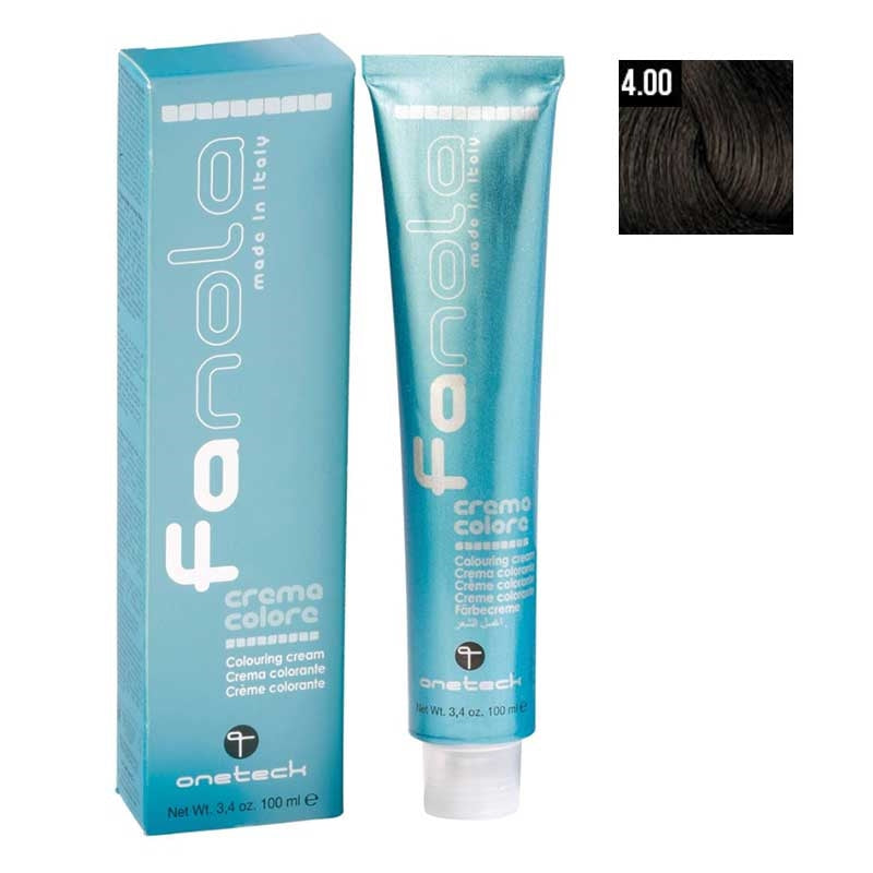 White Smoke Fanola  4.00 Intense Natural Deep Chestnut  100ml