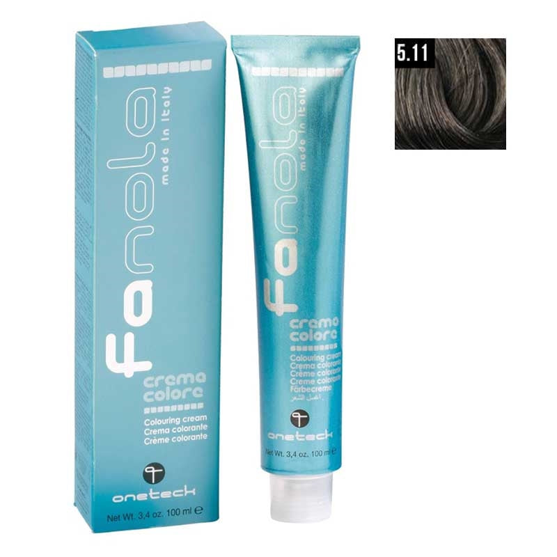 White Smoke Fanola  5.11 Light Chestnut Intense Ash  100ml