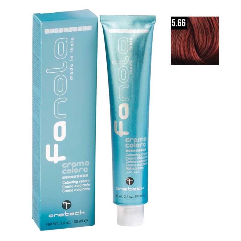 White Smoke Fanola  5.66 Intense Red Light Chestnut  100ml
