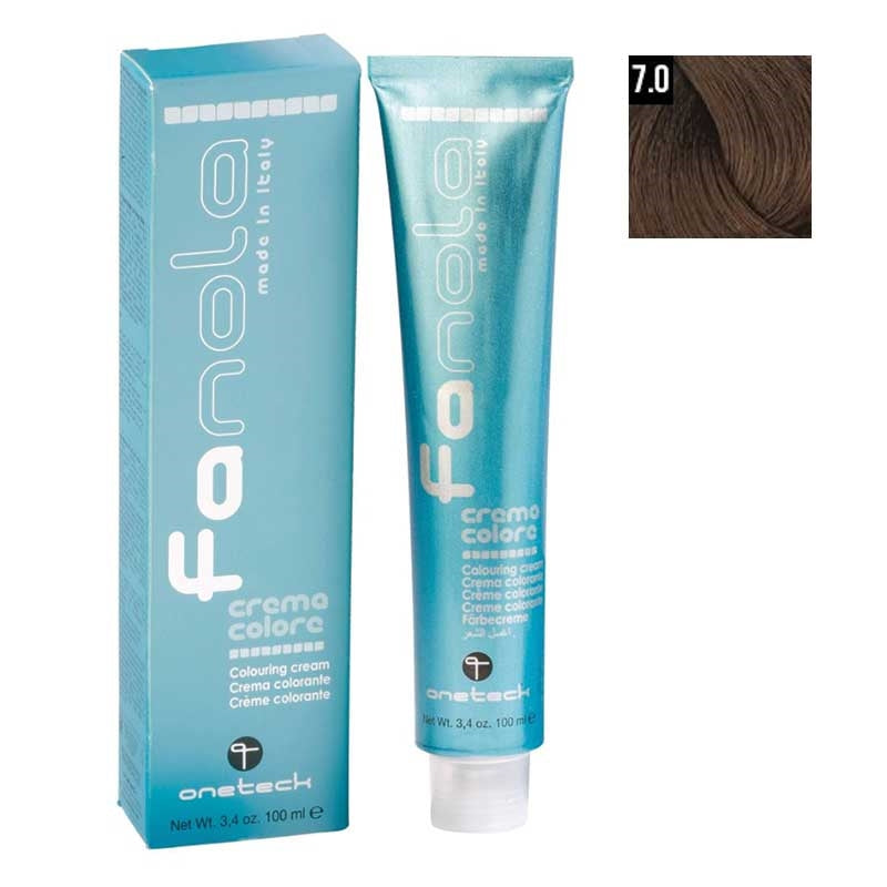 White Smoke Fanola  7.0 Natural Medium Blonde  100ml