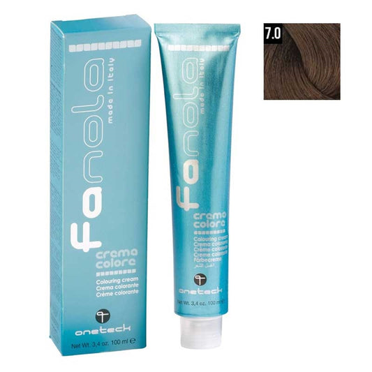 White Smoke Fanola  7.0 Natural Medium Blonde  100ml