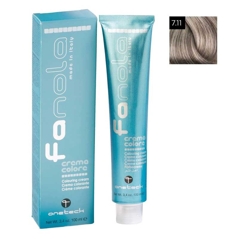White Smoke Fanola  7.11 Blonde Intense Ash  100ml