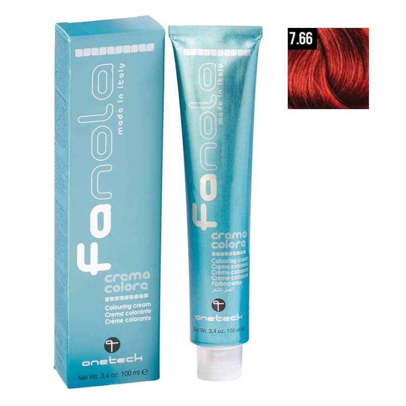 White Smoke Fanola  7.66 Intense Red Blonde  100ml