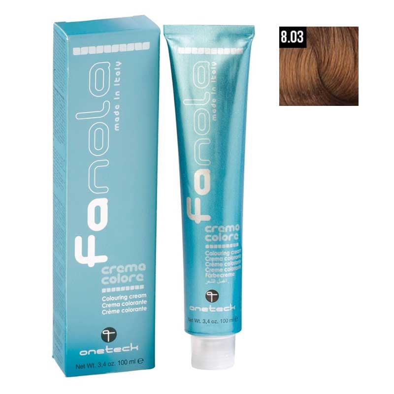 White Smoke Fanola  8.03 Natural Warm Light Blonde  100ml