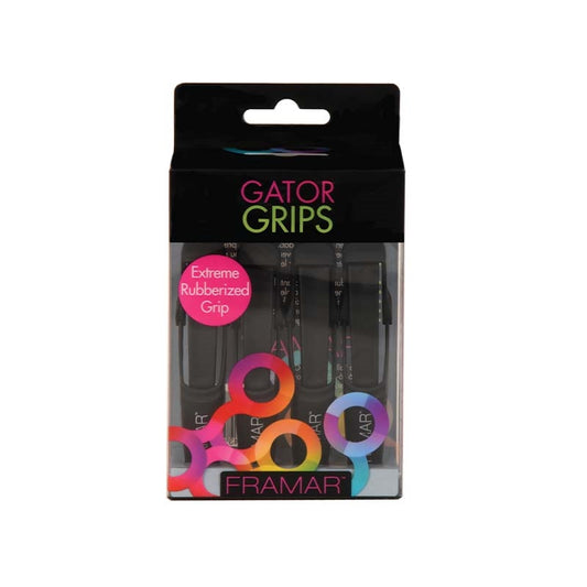 Black Framar  (91002) Black Gator Grips  4/pk