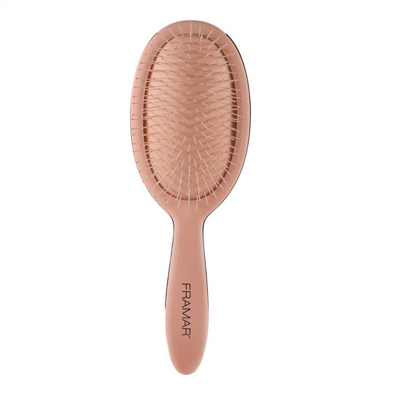 White Smoke Framar  (30002) Detangling Brush  Champagne Mami