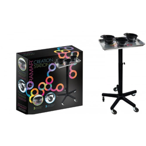 White Smoke Framar Creation Station - Salon Trolley