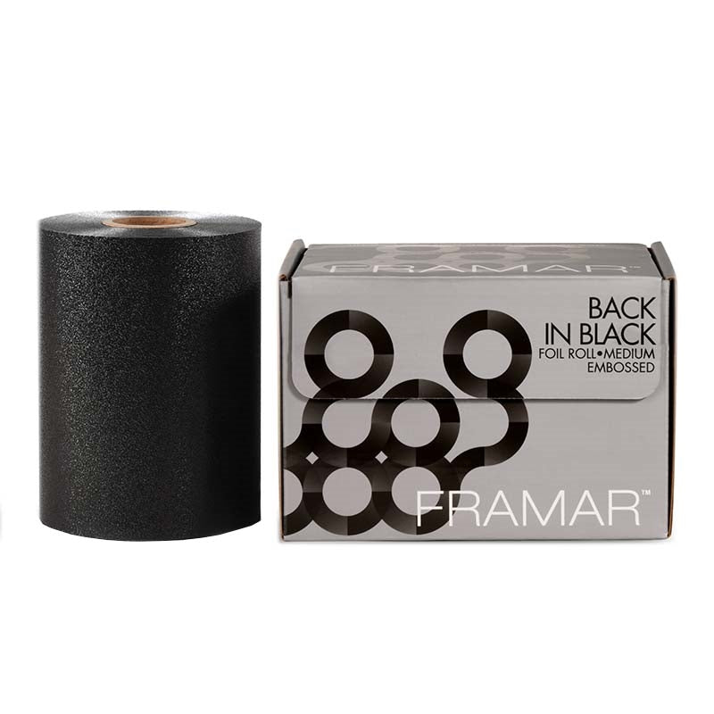 Black Framar  Back in Black  Roll Foil  Embossed  Medium