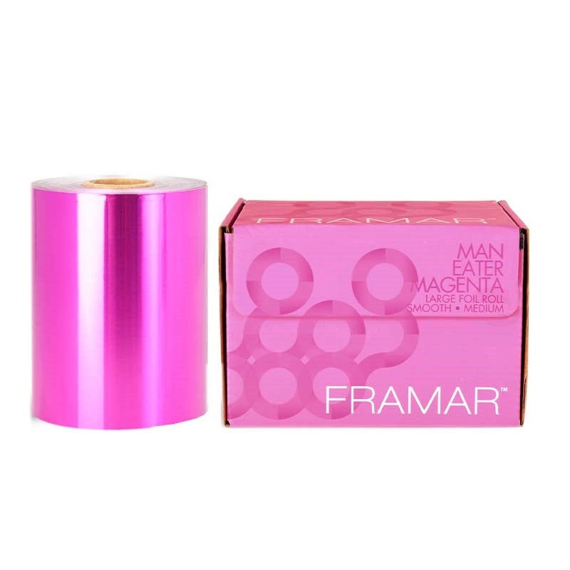White Smoke Framar  Roll Foil  Smooth  Large  Medium  Magenta