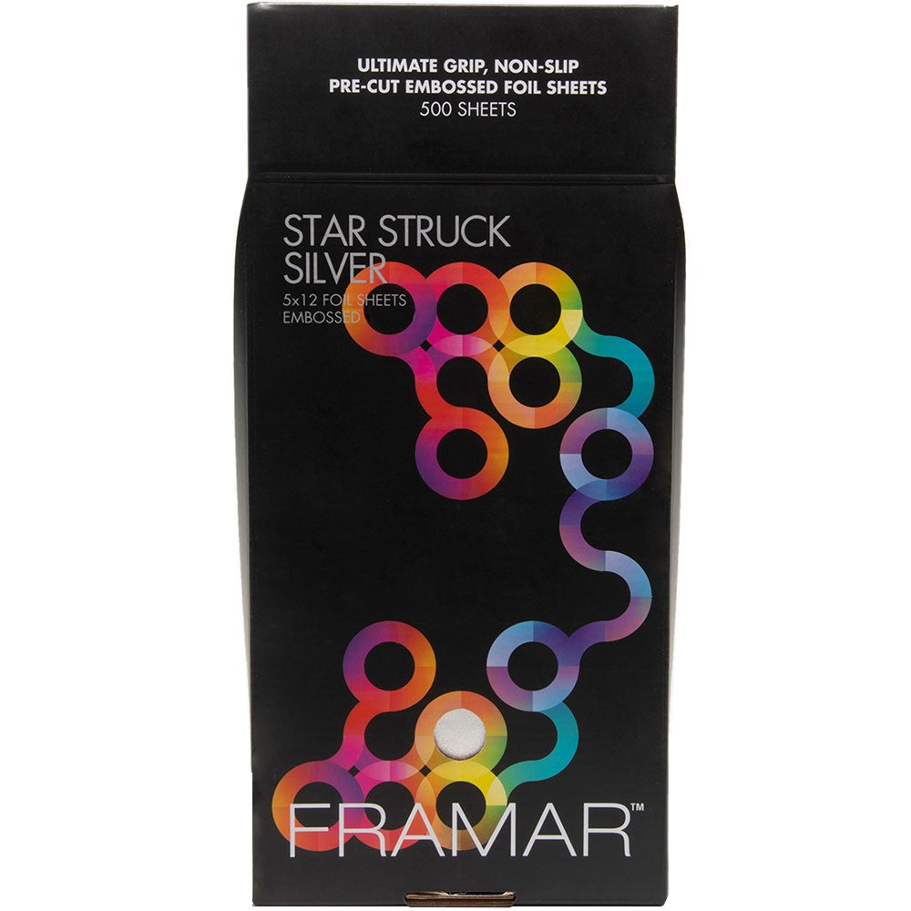 Black Framar 5x12" Pre-Cut Embossed Foil 500pk