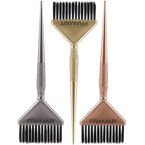White Smoke Framar Metallics Big Daddy Color Brush 3pk