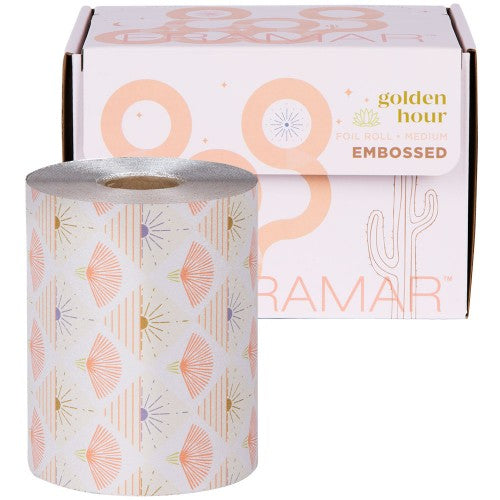 White Smoke Framar Golden Hour Embossed Roll 320ft