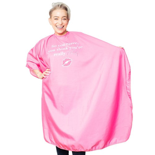 White Smoke Framar Cutting Cape - You Think You're Pretty