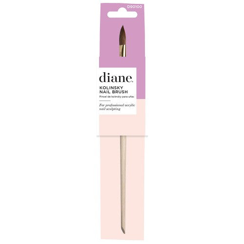 Antique White Diane Kolinsky Acrylic Nail Brush