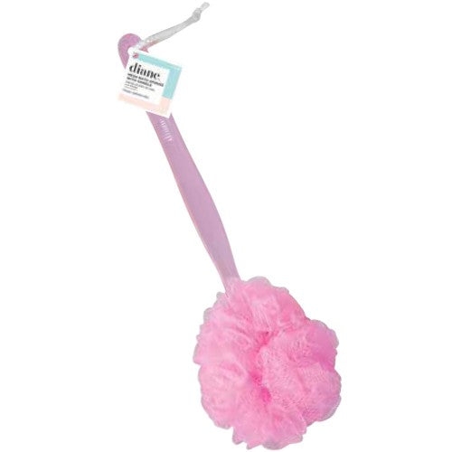 White Smoke Diane Long Handle Mesh Body Sponge