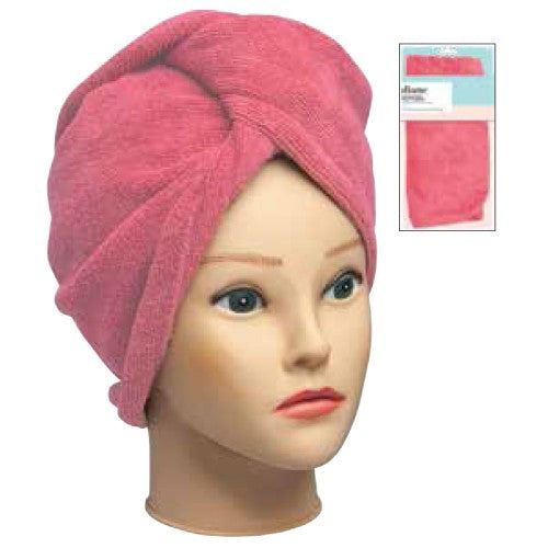 White Smoke Fromm Diane Microfiber Hair Turban Coral