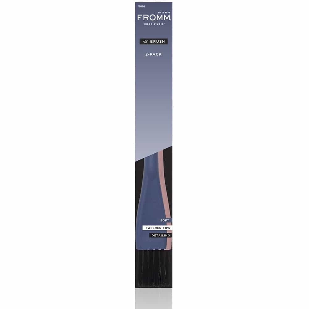 Black Fromm Color Studio 7/8" Soft Color Brush 2PK F9401 / 12417