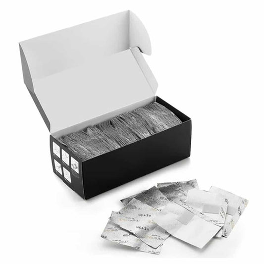 White Smoke Apres Gel Nail Remover Foil Wraps 200Pcs APFREM-200/86820