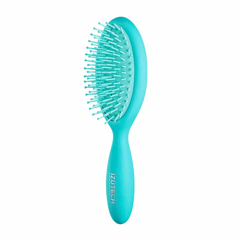 White Smoke IZUTECH BUNNI Soft Detangling Brush Aqua Turquoise 45504