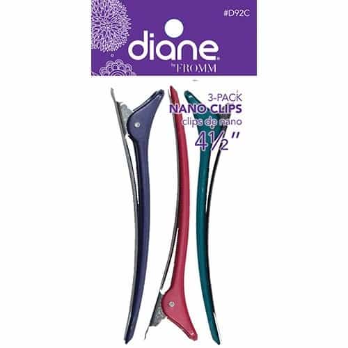 White Smoke Diane By Fromm Nano Clips 4 1/2" 3-Pack