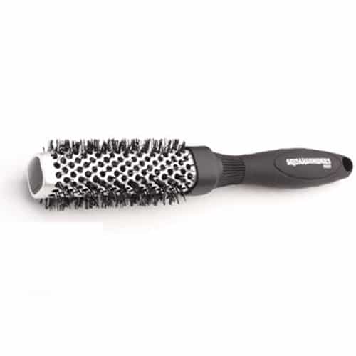 White Smoke Denman Squargonomics Ceramic Brush BK 25mm DSQ2SNC 00500