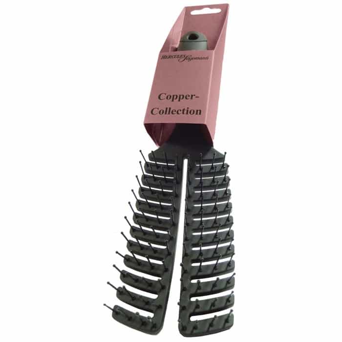 White Smoke Hercules Copper Collection Curved Vent Brush-HER9141C 02367