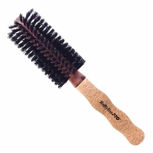 White Smoke BaBylissPRO Cork Handle Brush Small 20mm BESCORKSMUCC/38991
