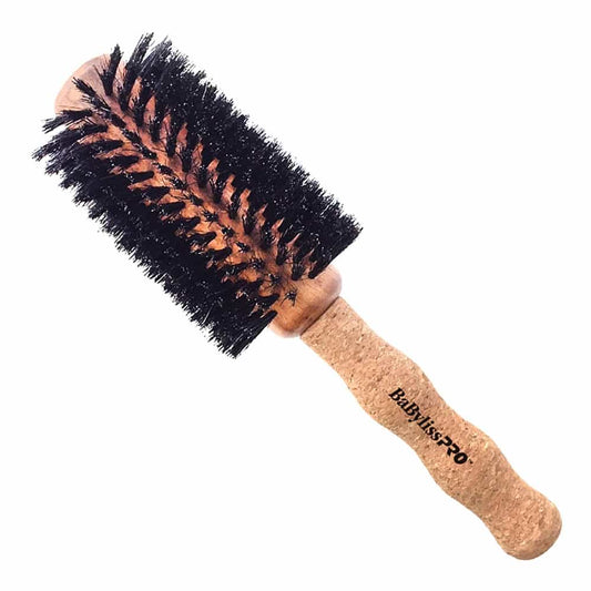 White Smoke BaBylissPRO Cork Handle Brush Large 34mm BESCORKLGUCC/38994