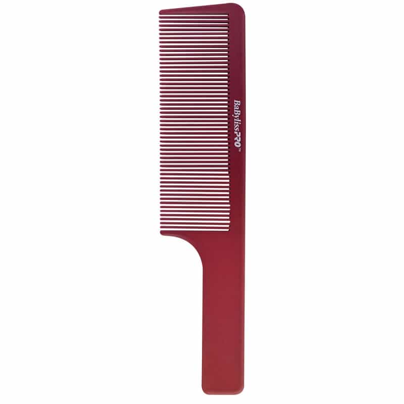 White Smoke BaBylissPRO Barberology Clipper Comb 9" Red BBCKT6RD/39979