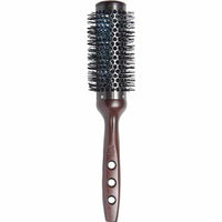 White Smoke 1907 FROMM Medium Thermal Round Md-Long Lenght Hair