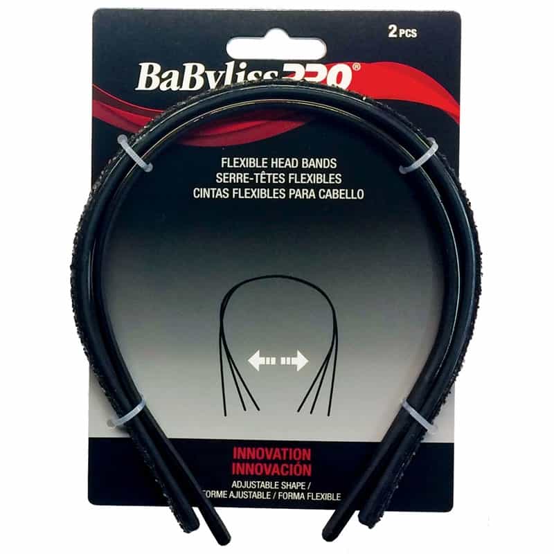 White Smoke BaBylissPRO Flexible Head Bands 2pcs BR - BESHAHB2UCC/39132