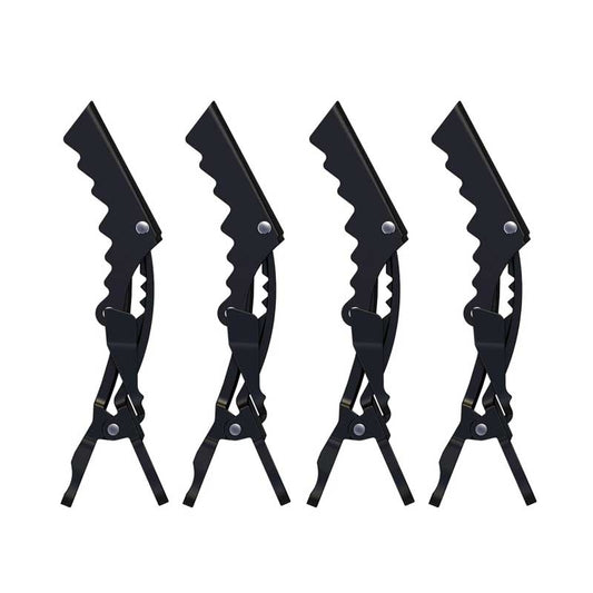 White Smoke H&R  Black Gator Clip  5/pack