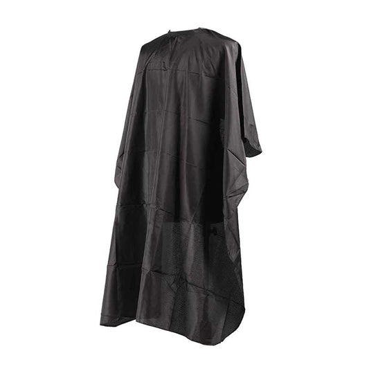 White Smoke H&R  Nylon Black Cape With Velcro and Back Tie Closure
