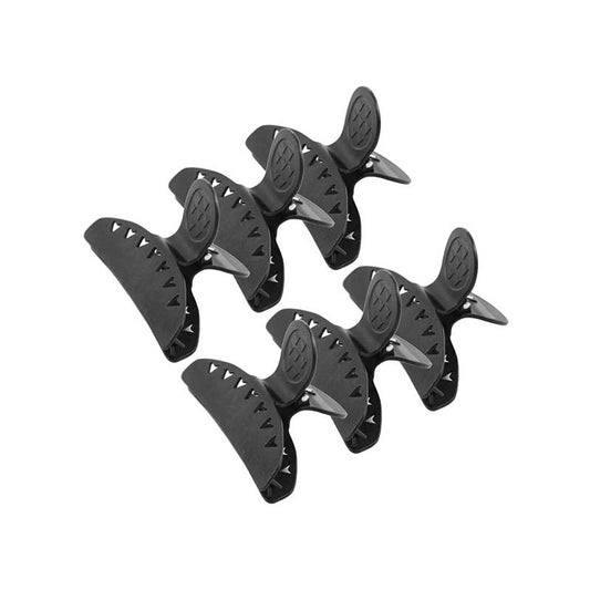 White Smoke H&R  (JB00315) Black Jaw Clips  6/pack