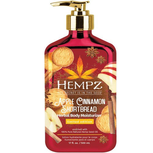 White Smoke Hempz Apple Cinnamon Shortbread Body Moisturizer 17oz