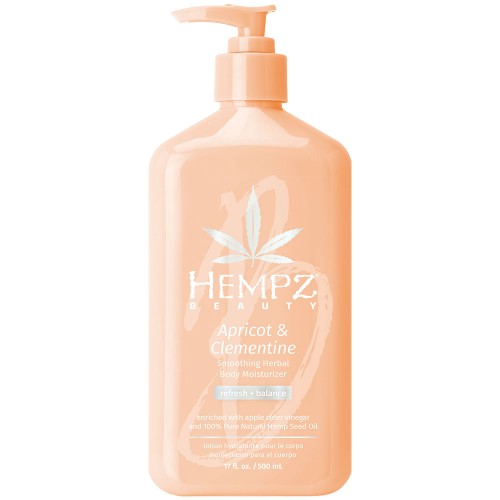 White Smoke Hempz Apricot & Clementine Herbal Body Moisturizer 17oz