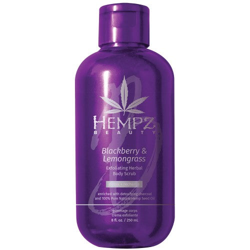 Dark Slate Blue Hempz Blackberry & Lemongrass Body Scrub 8oz