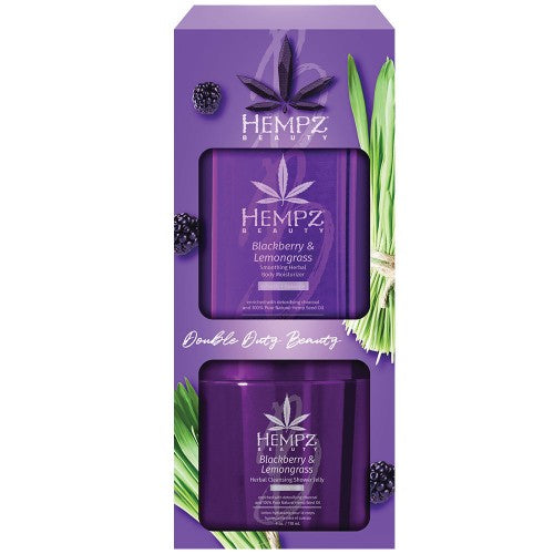 Slate Gray Hempz Blackberry & Lemongrass Double Duty Beauty