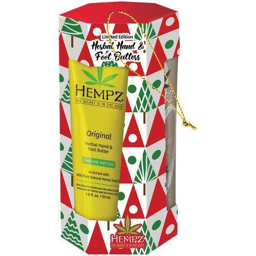 White Smoke Hempz Ho Ho Ho Hydration Mini Hand/Foot Butter 4pk