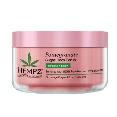 Rosy Brown Hempz Pomegranate Sugar Body Scrub 7oz